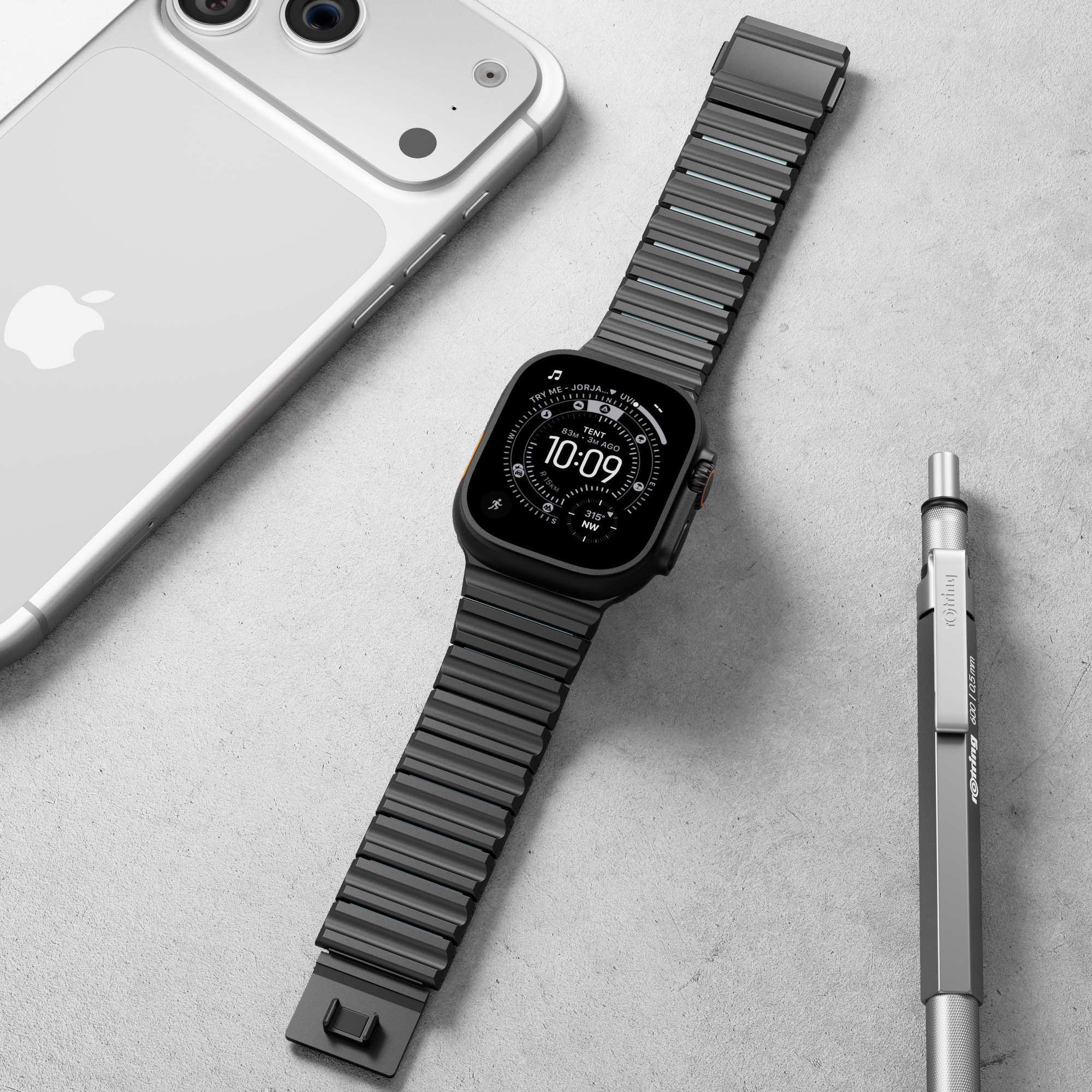 The GEMINI Wave Titanium Band