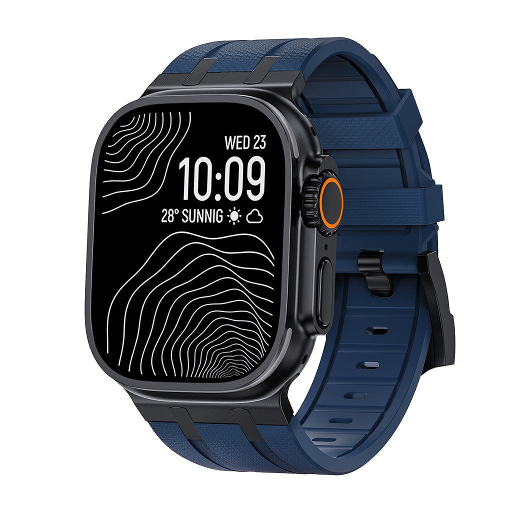 AP-Style Integrated FKM Rubber Apple Watch Band