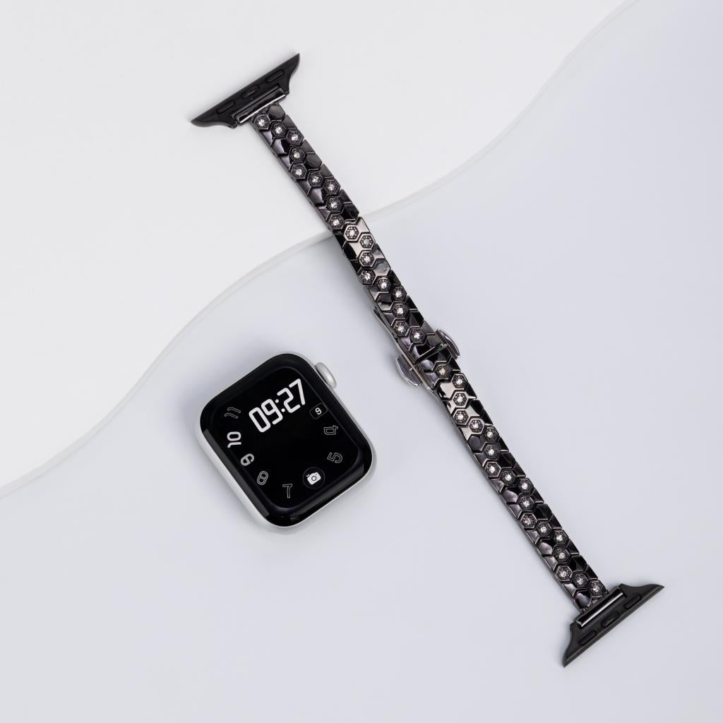 Honeycomb Pavé Crystal Link Bracelet
