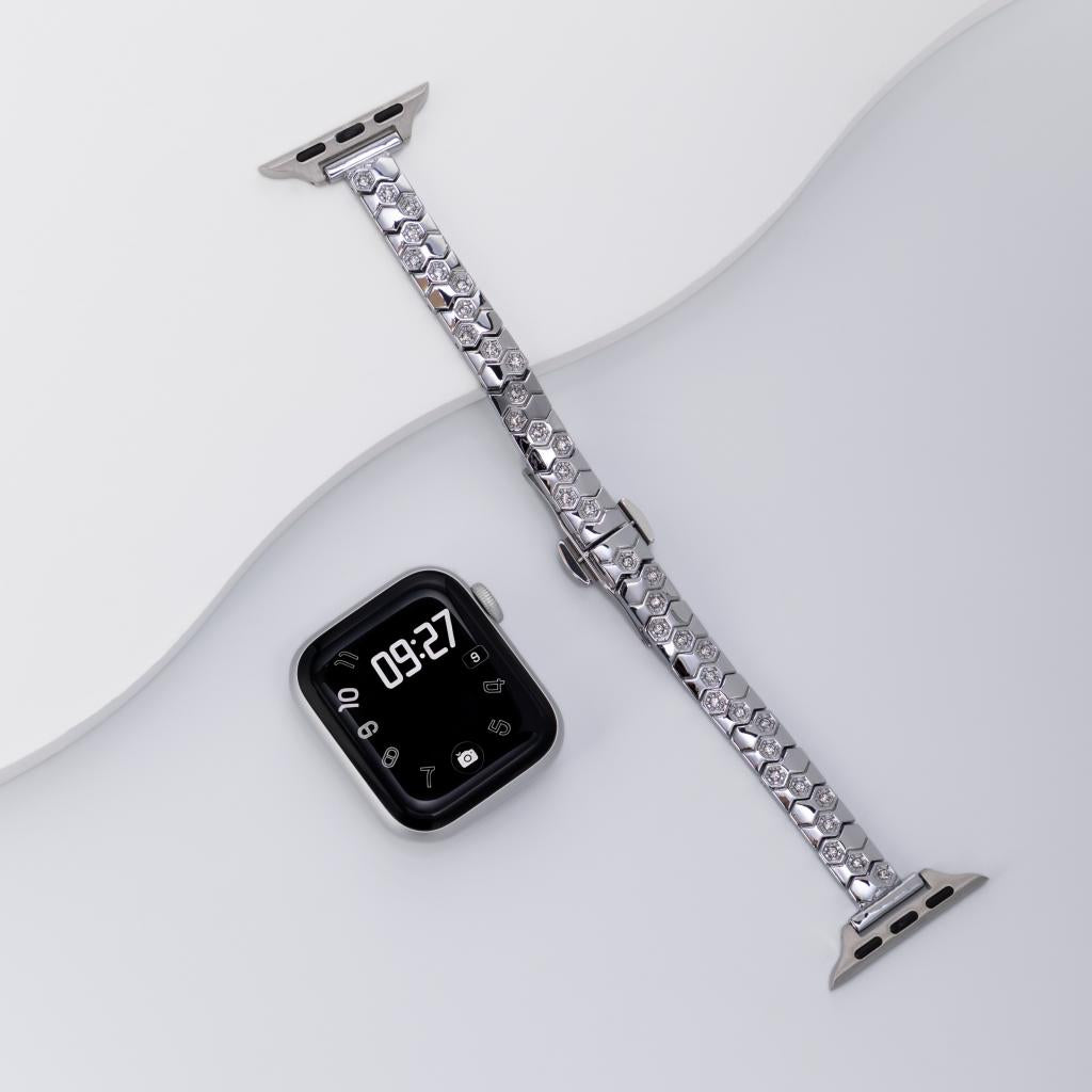 Honeycomb Pavé Crystal Link Bracelet
