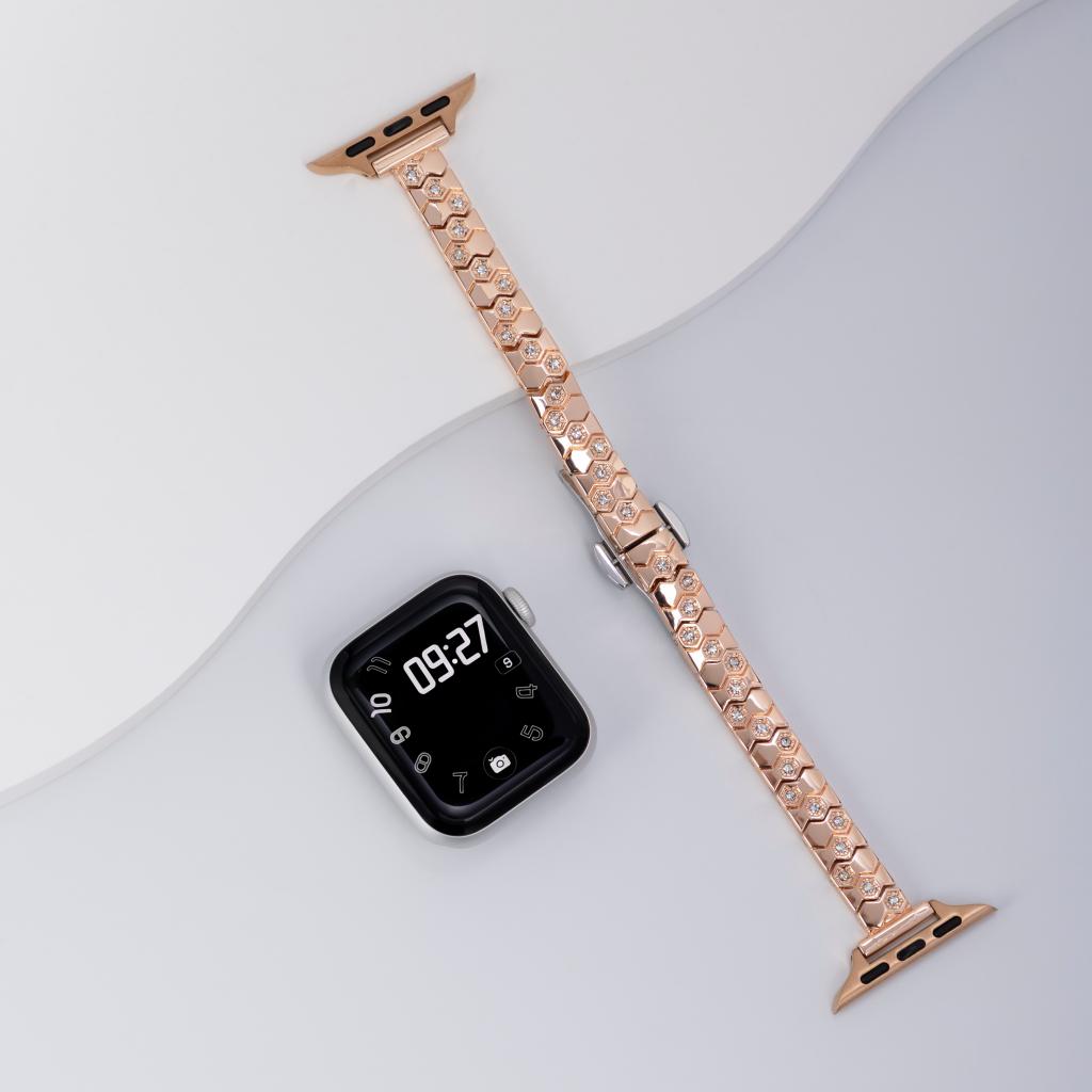 Honeycomb Pavé Crystal Link Bracelet
