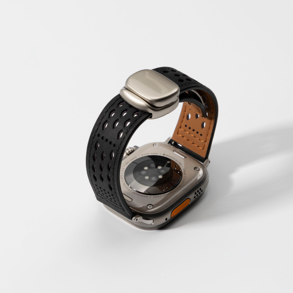 Breathable Leather Strap For Apple Watch