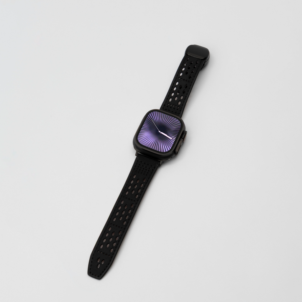 Breathable Leather Strap For Apple Watch