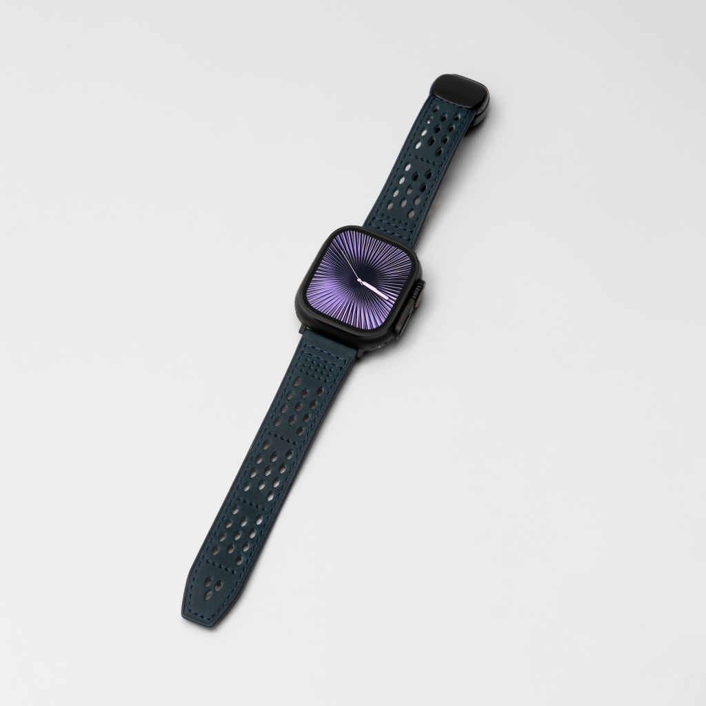 Breathable Leather Strap For Apple Watch