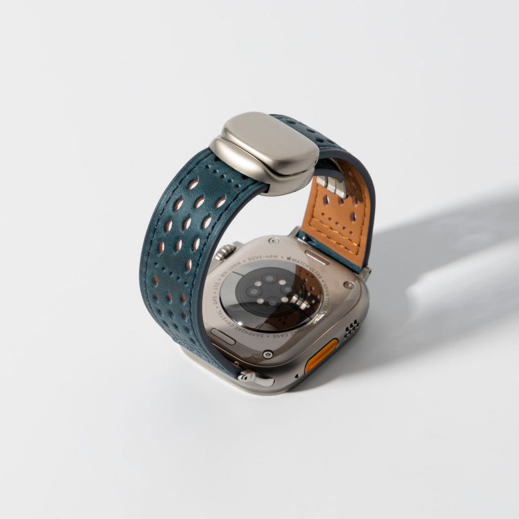 Breathable Leather Strap For Apple Watch