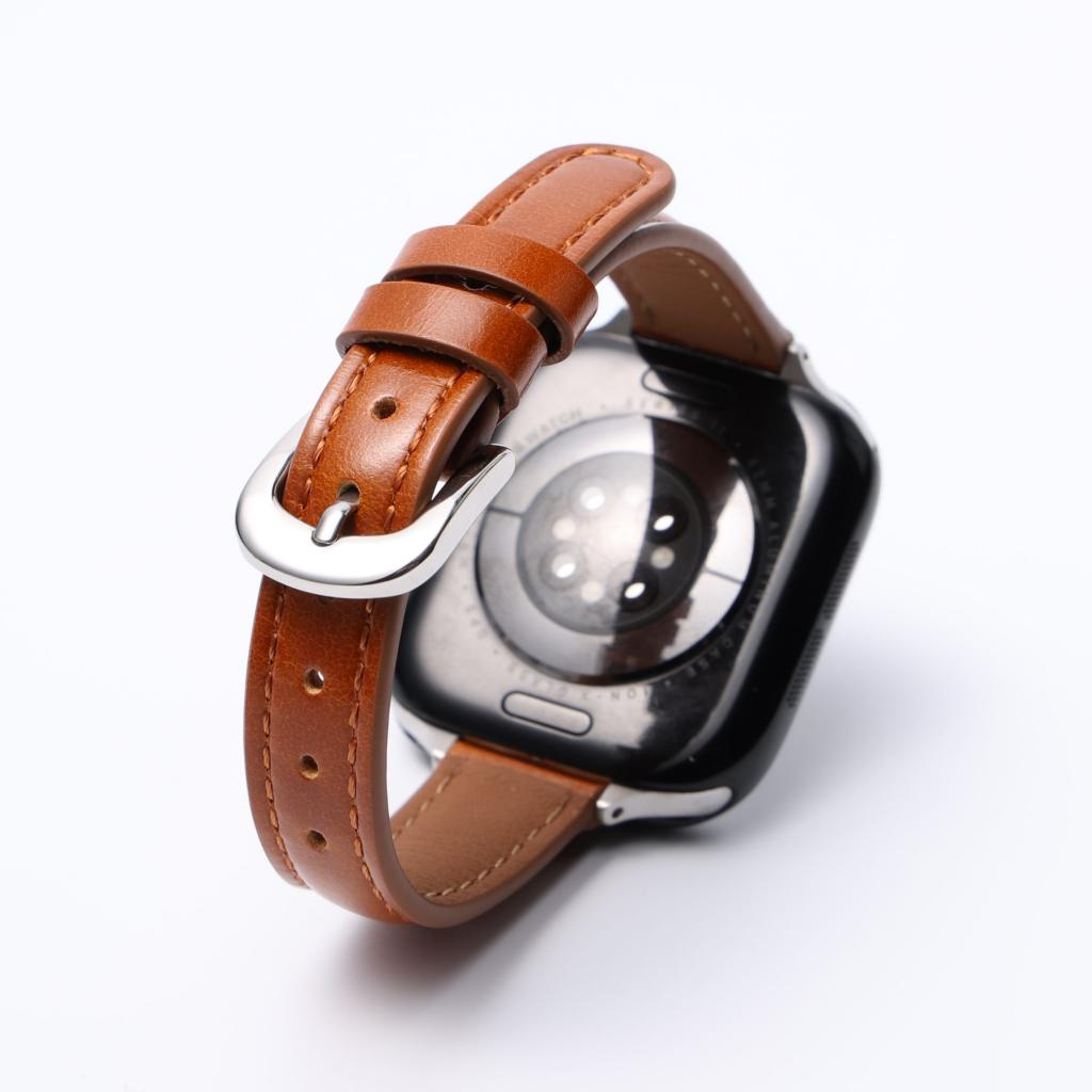 Retro Leather Apple Watch Strap