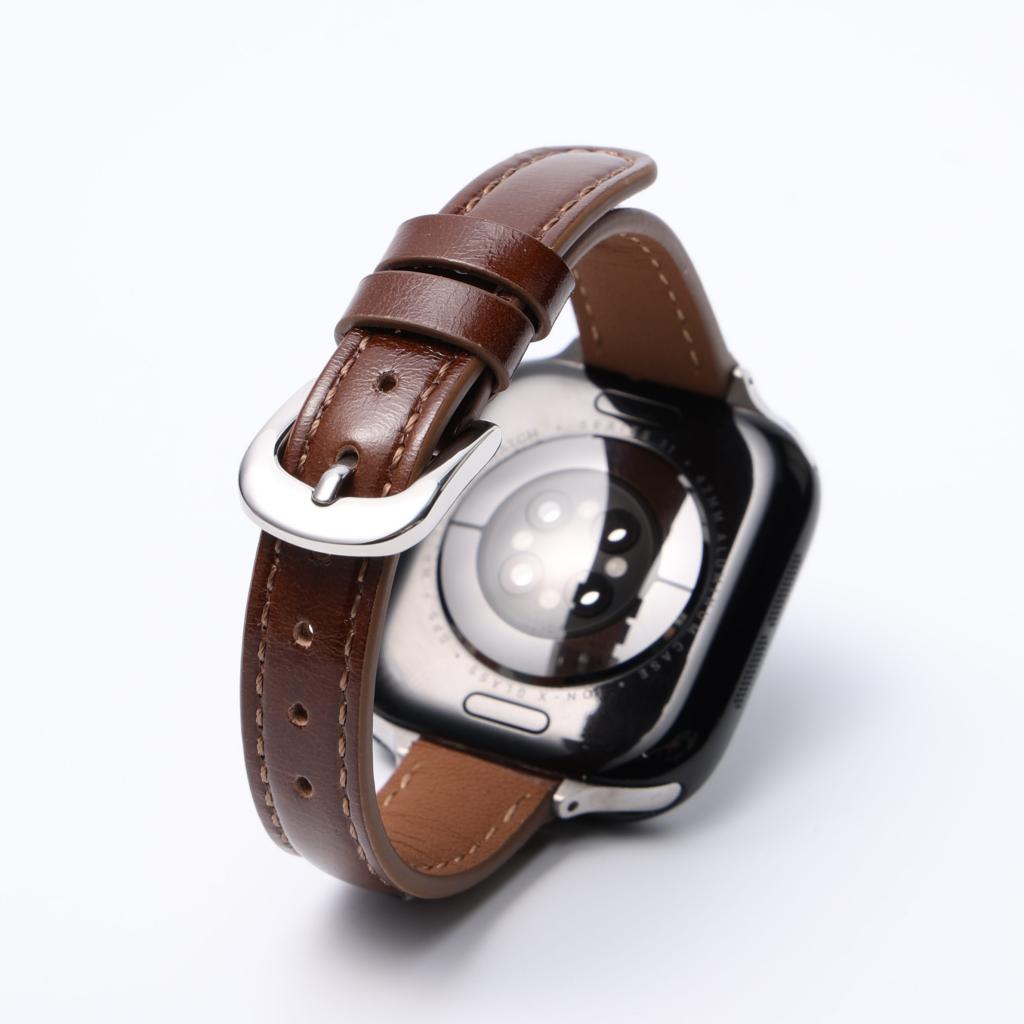 Retro Leather Apple Watch Strap