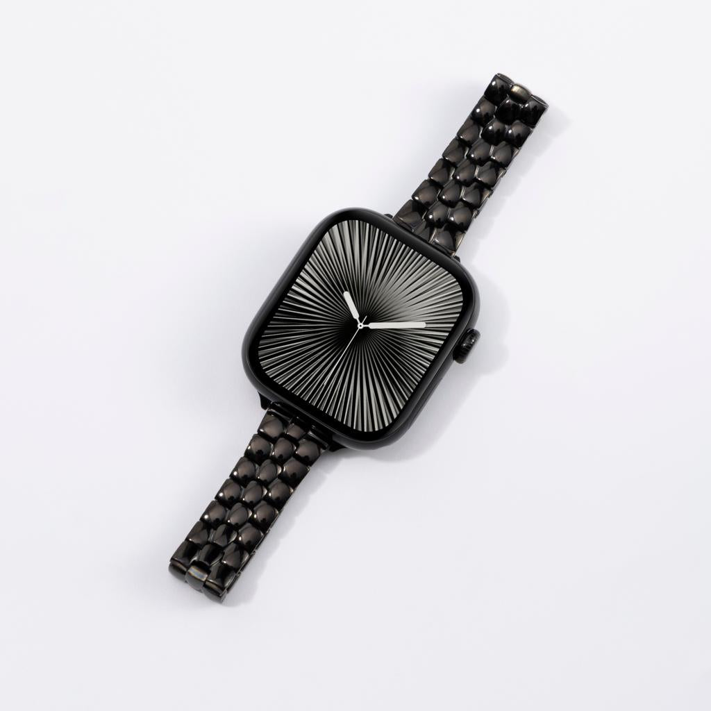 Rounded-Link Metal Bracelet