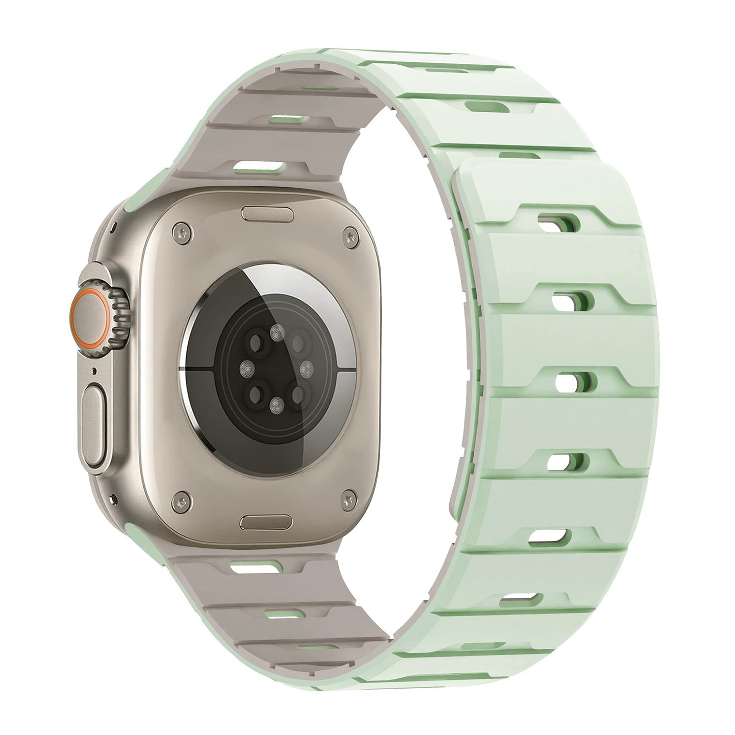 Breathable Magnetic Silicone Apple Watch Strap