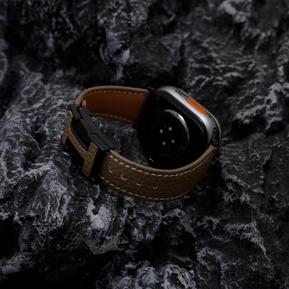 Leather Magnetic Buckle Strap for Apple Watch