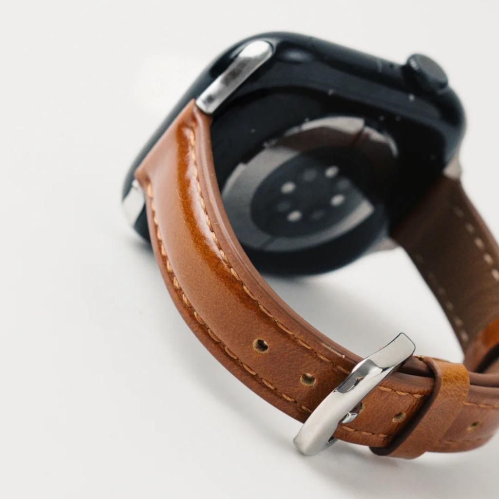 Retro Leather Apple Watch Strap
