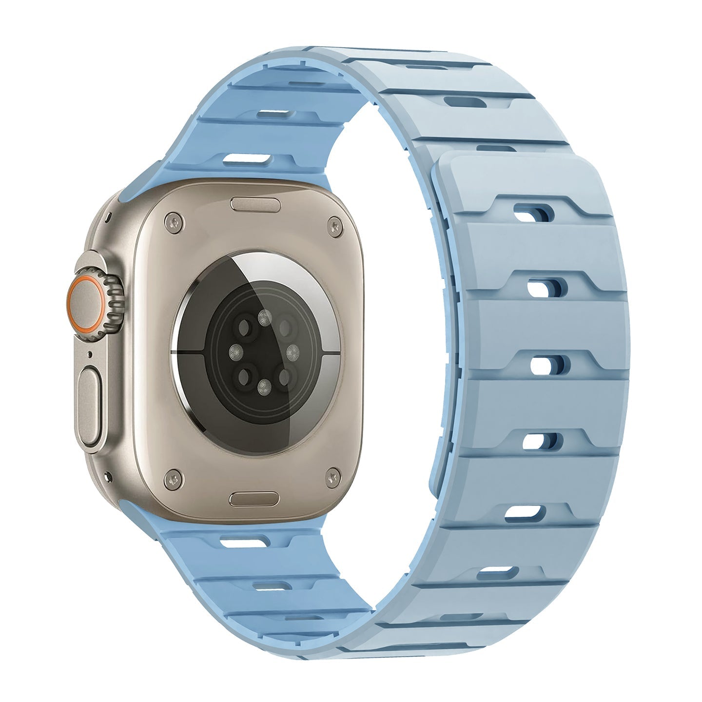 Breathable Magnetic Silicone Apple Watch Strap