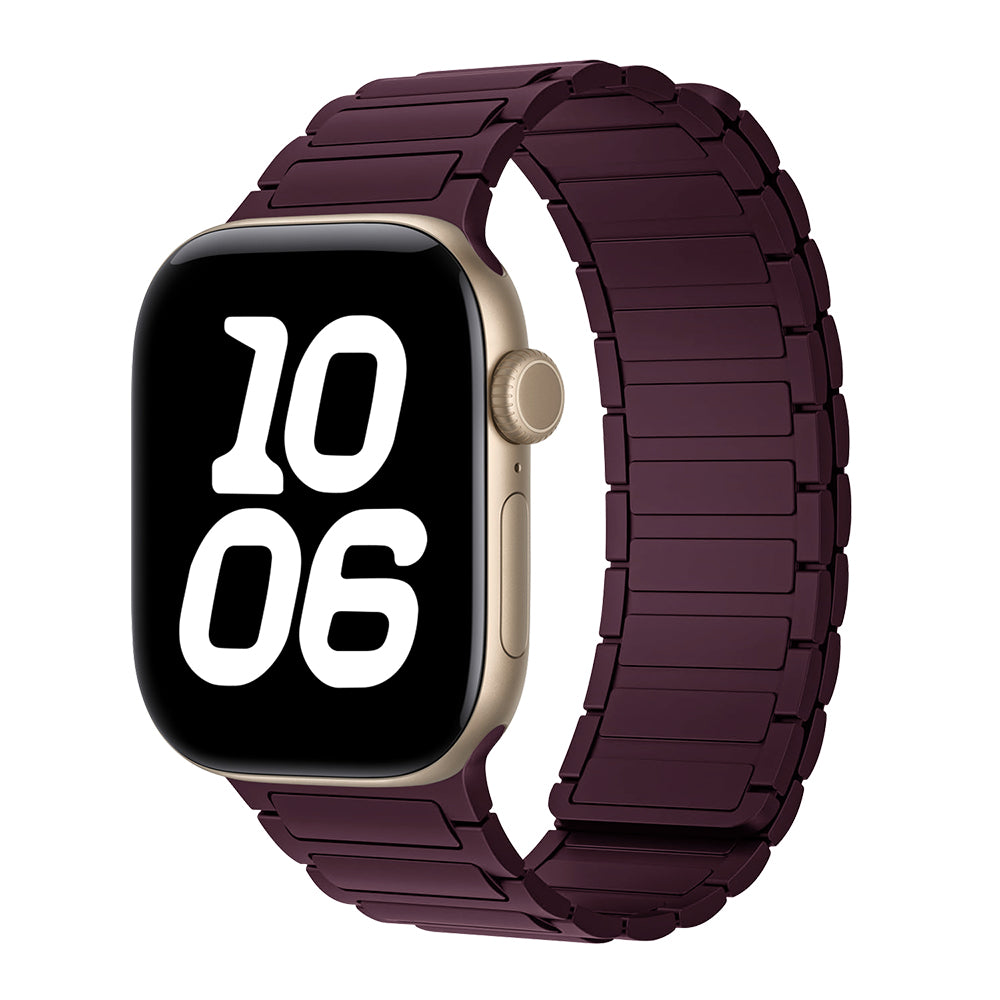Silicone Magnetic Loop Watch Band For Apple Watch