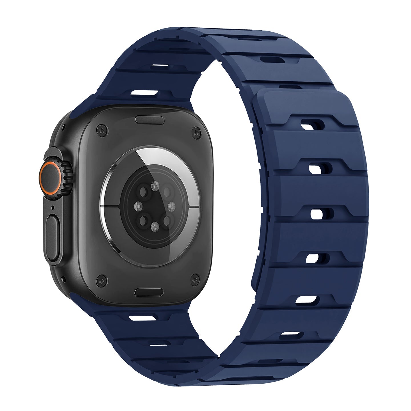 Breathable Magnetic Silicone Apple Watch Strap