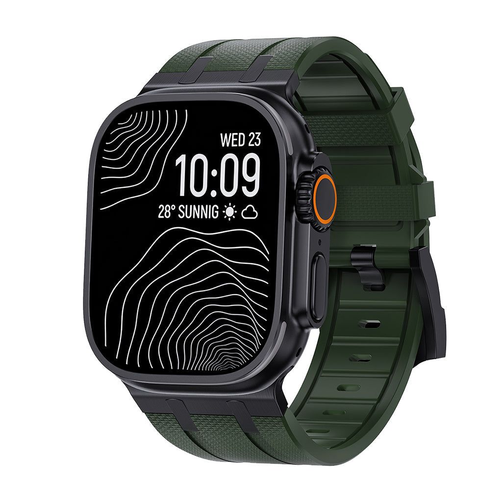 AP-Style Integrated FKM Rubber Apple Watch Band