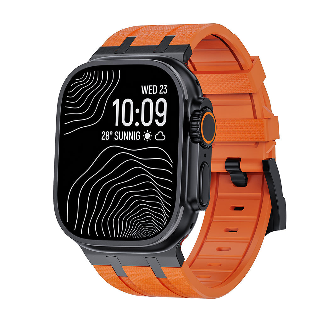 AP-Style Integrated FKM Rubber Apple Watch Band