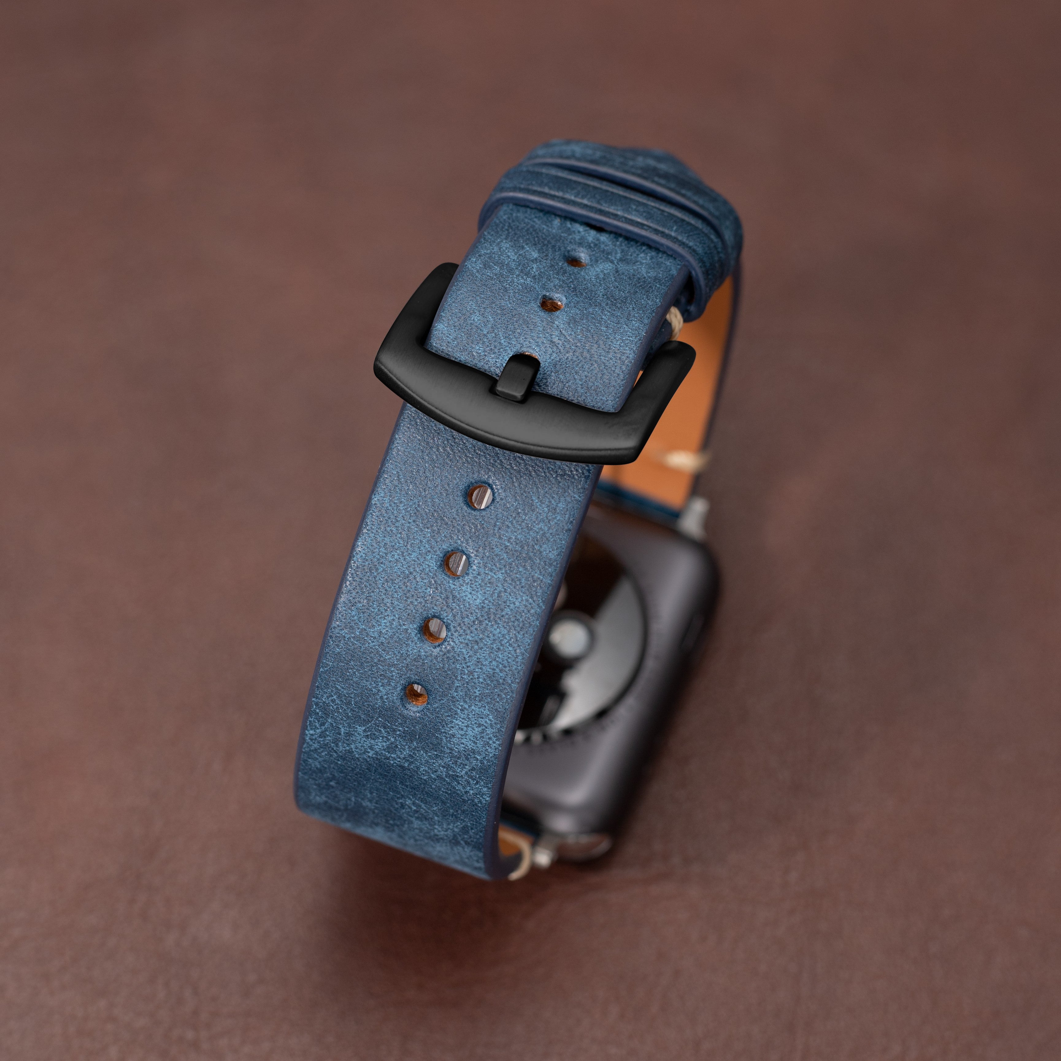 Modern Leather Band-Blue