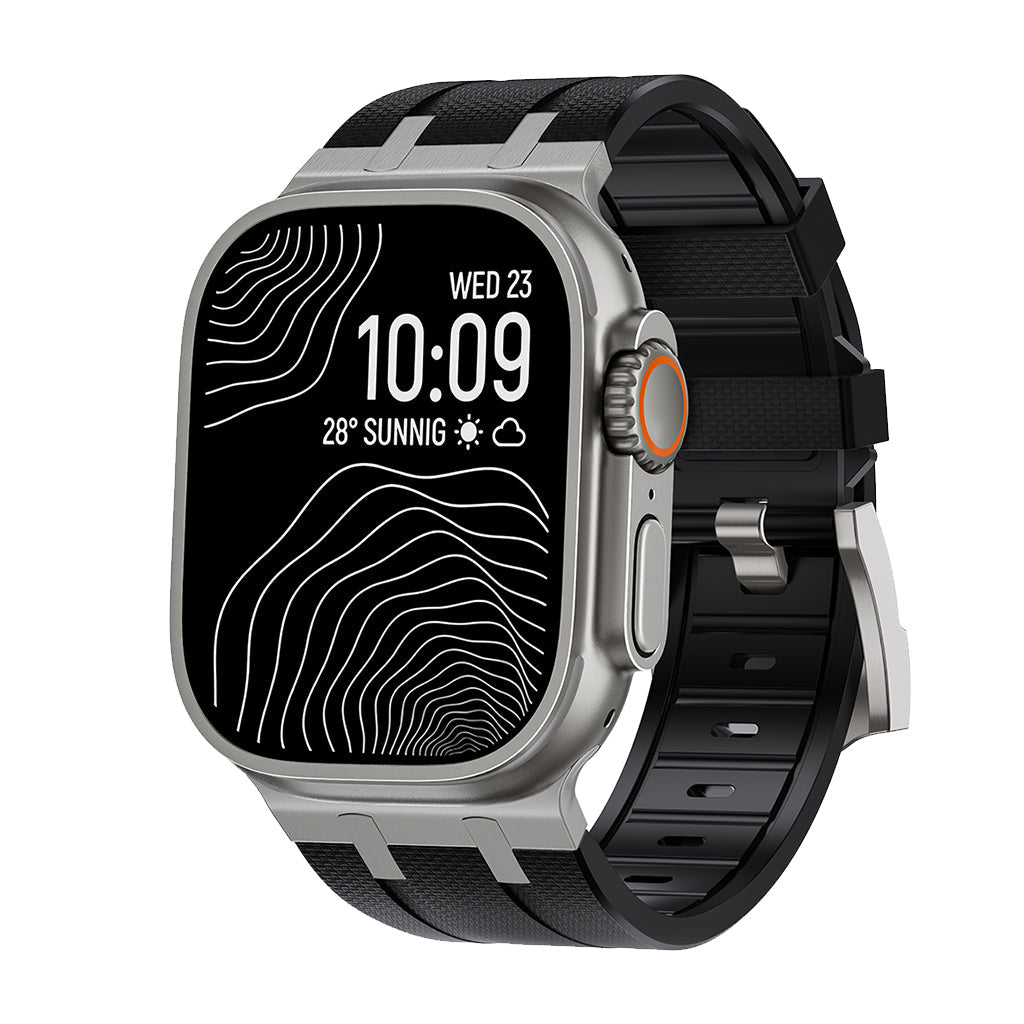 AP-Style Integrated FKM Rubber Apple Watch Band