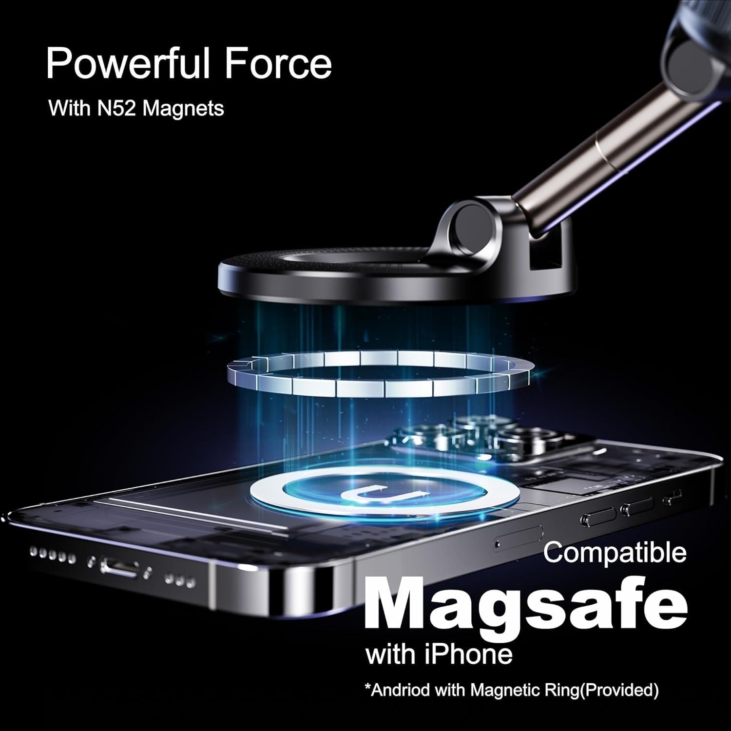 Folding Magnetic Car Mount