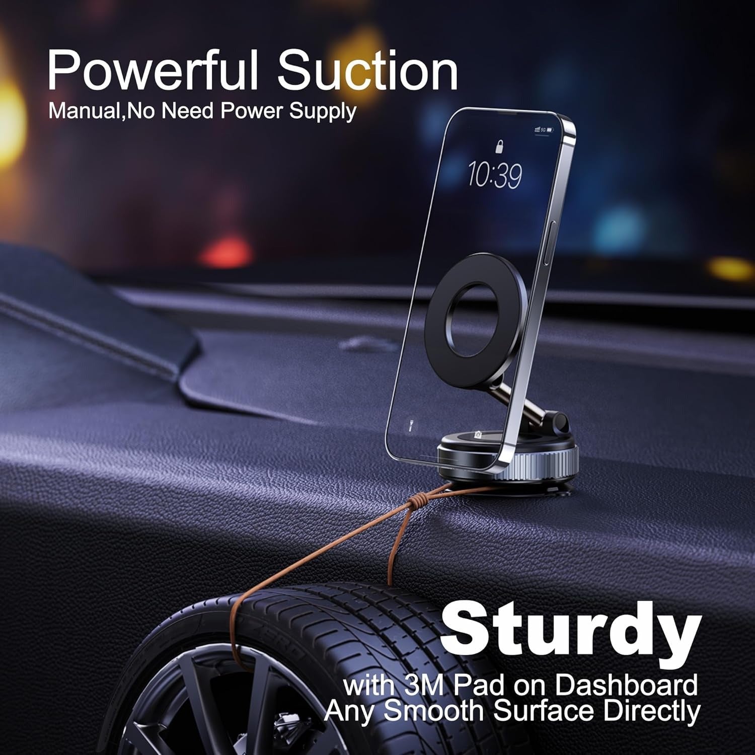 Folding Magnetic Car Mount