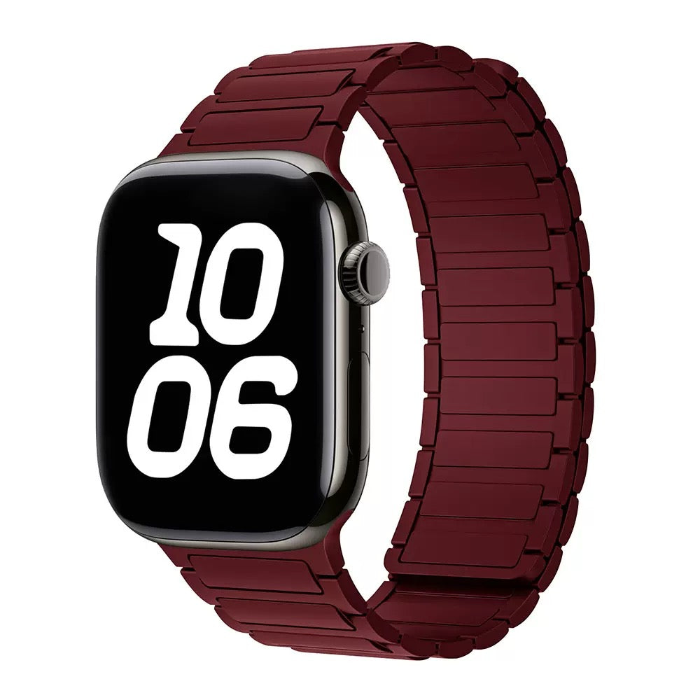 Silicone Magnetic Loop Watch Band For Apple Watch