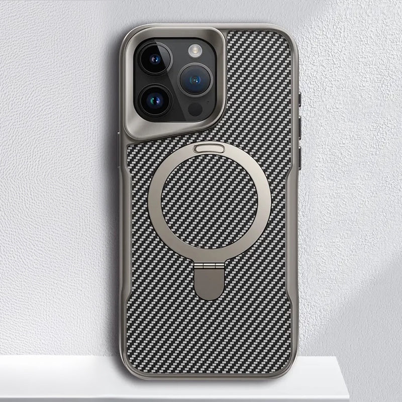 Magnetic Case with Kickstand for iPhone