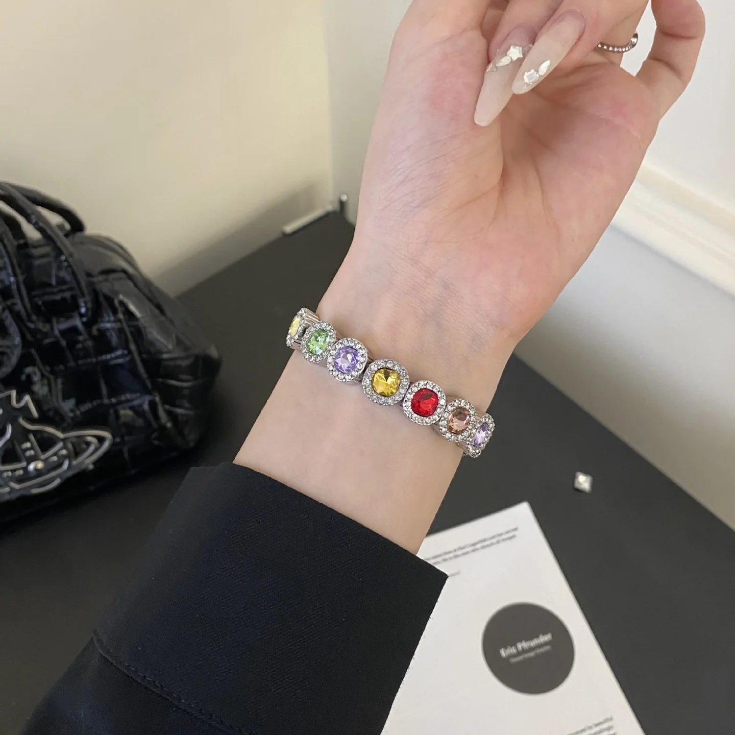 Rainbow Crystal Bracelet for Apple Watch