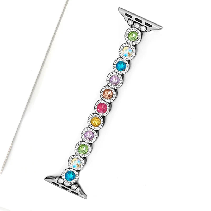 Rainbow Crystal Bracelet for Apple Watch