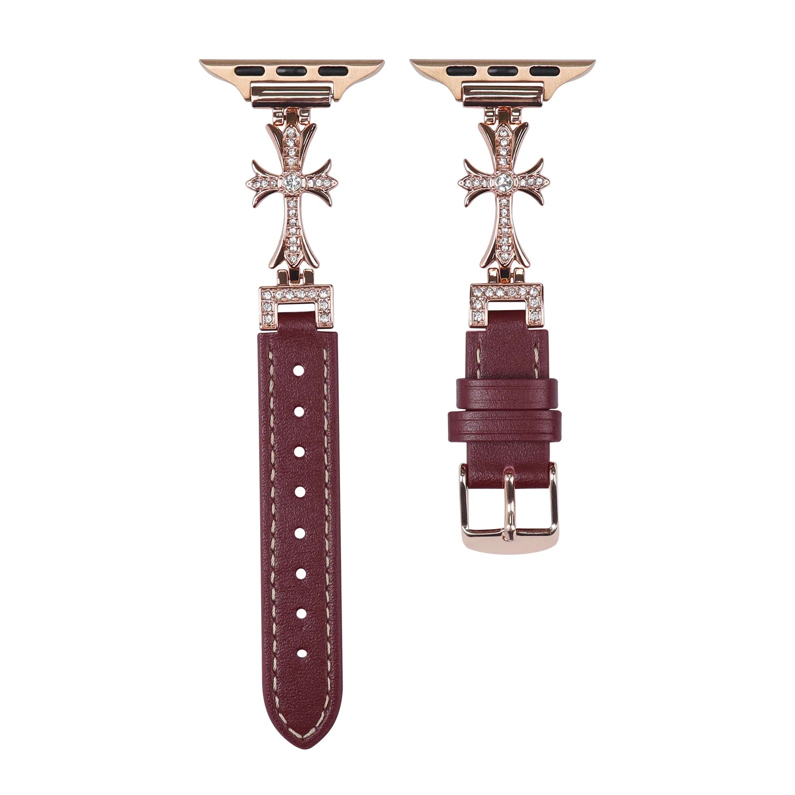 Queen Leather Apple Watch Strap