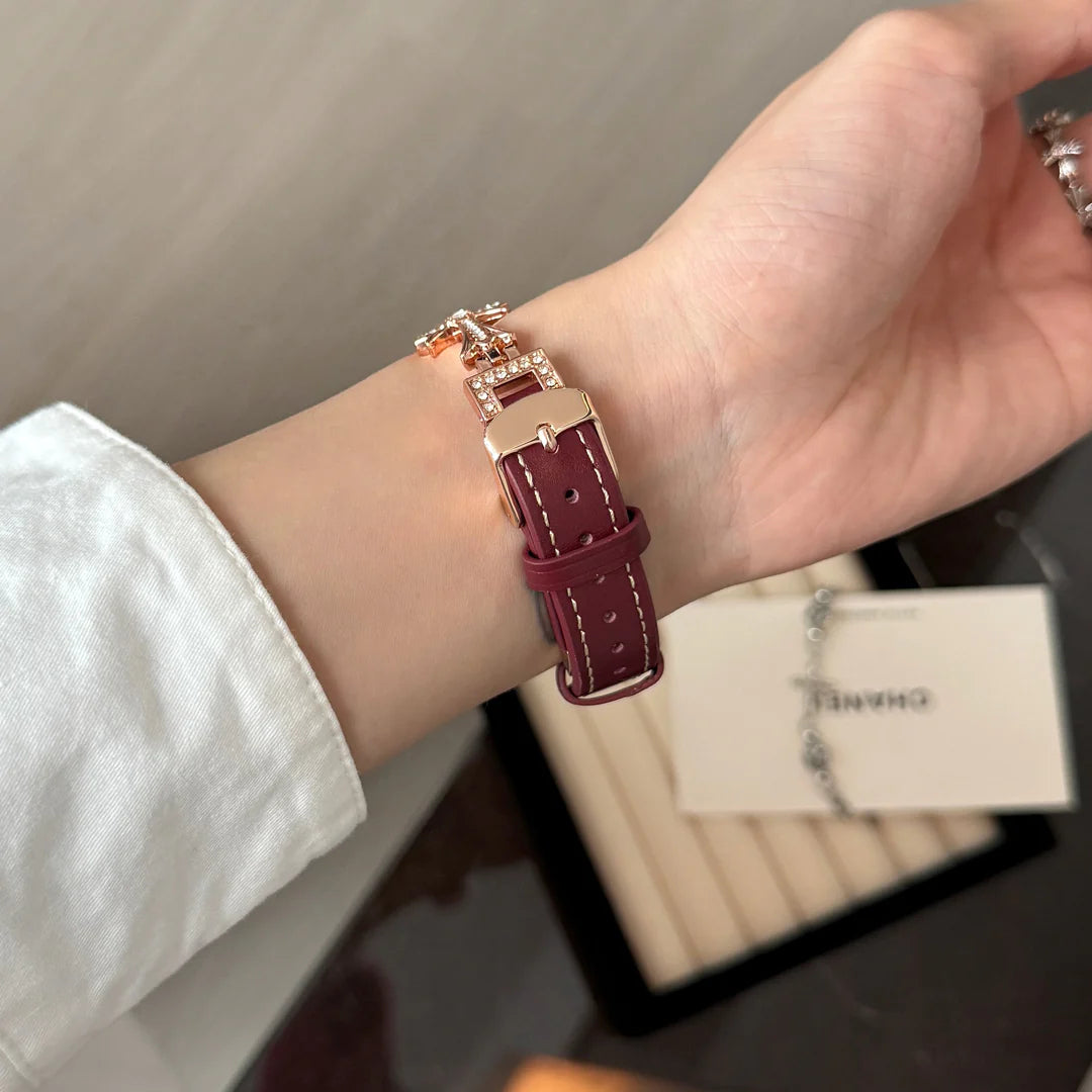 Queen Leather Apple Watch Strap