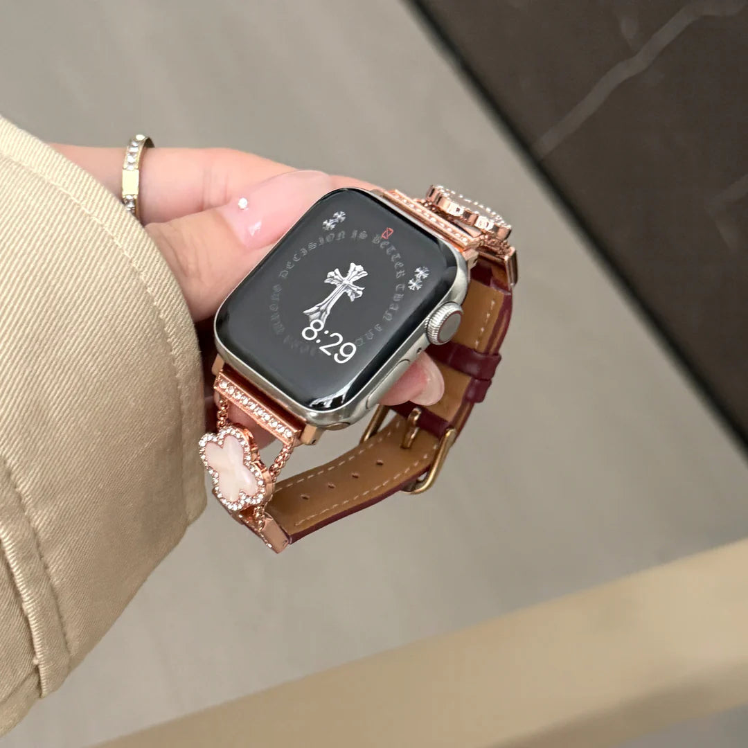 Queen Leather Apple Watch Strap