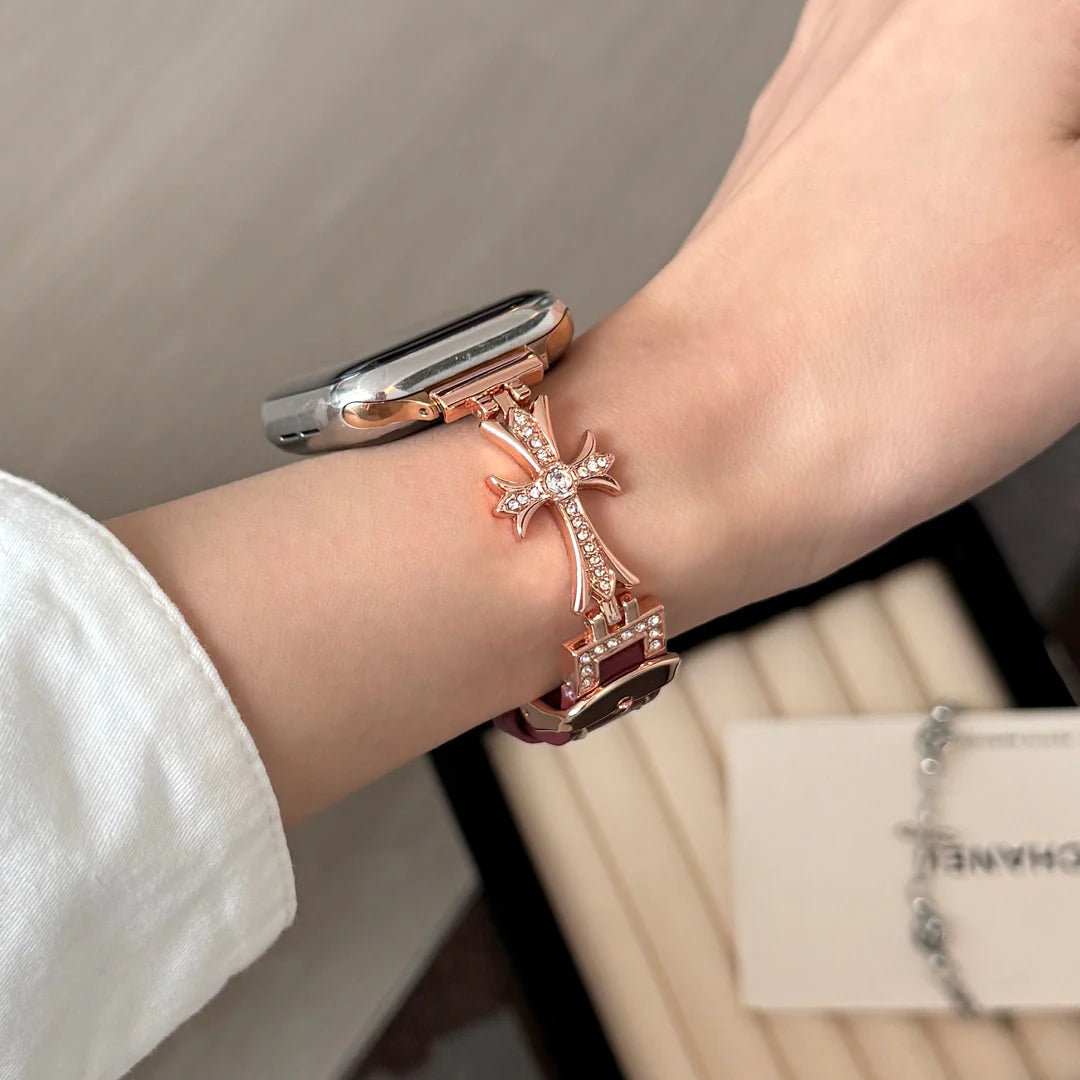 Queen Leather Apple Watch Strap