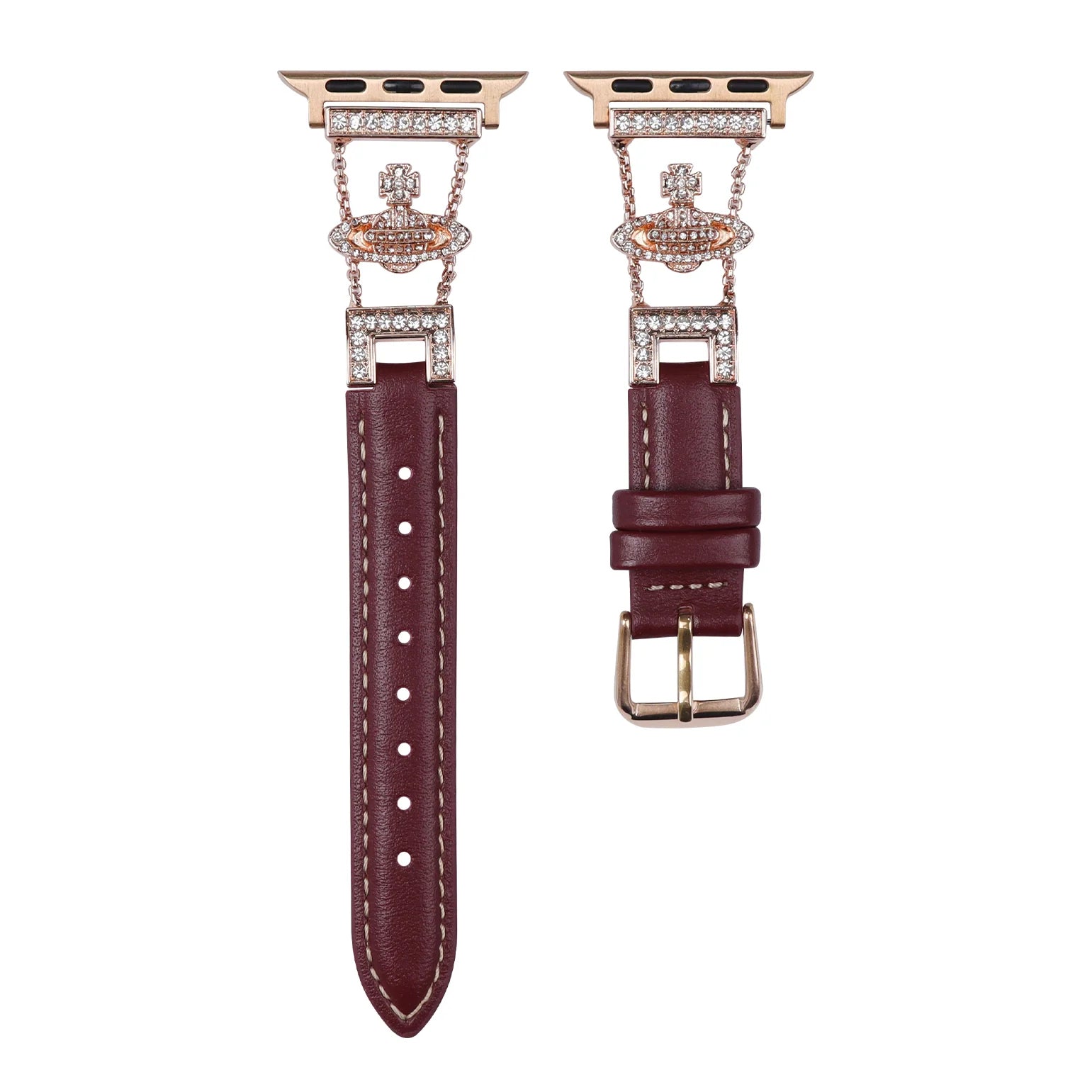 Queen Leather Apple Watch Strap