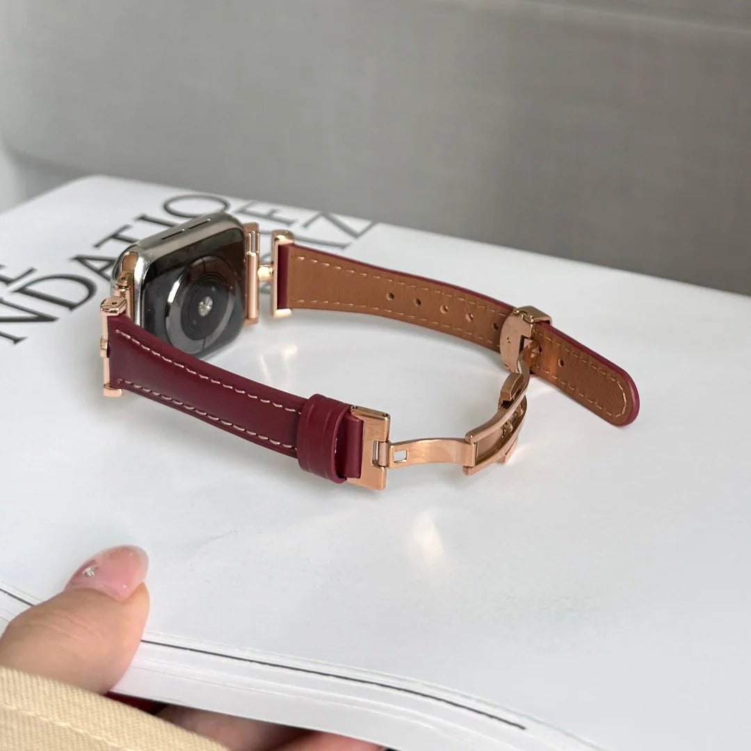 Queen Leather Apple Watch Strap