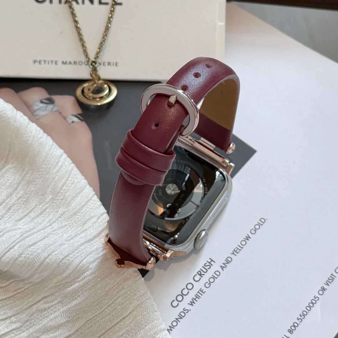 Queen Leather Apple Watch Strap