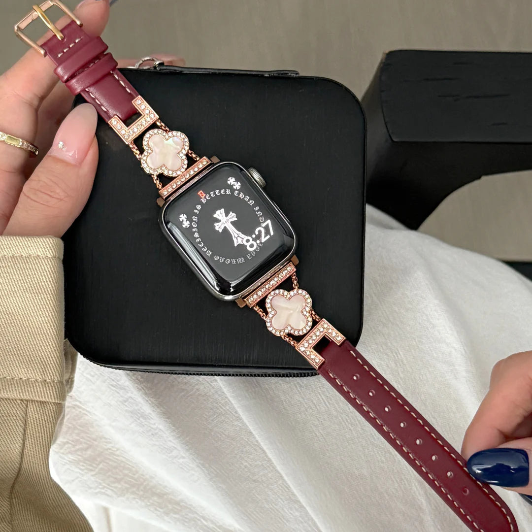 Queen Leather Apple Watch Strap