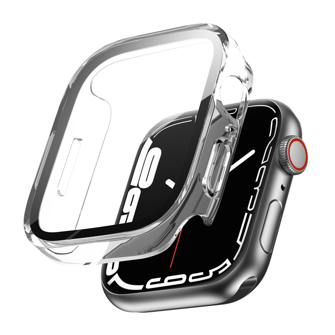 Waterproof Watch Case With Tempered Glass Film