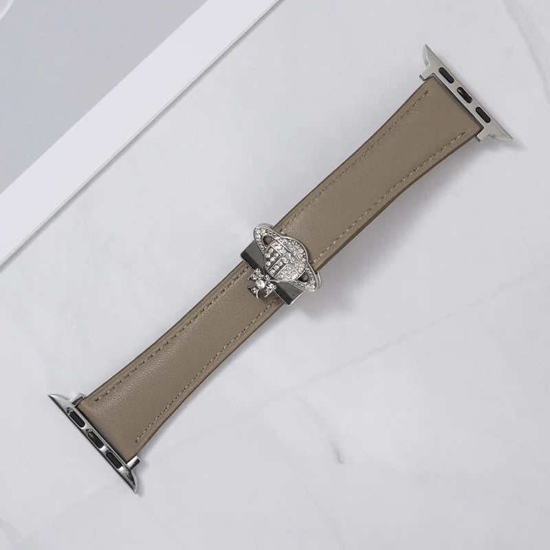 Saturn Magnetic Leather Strap