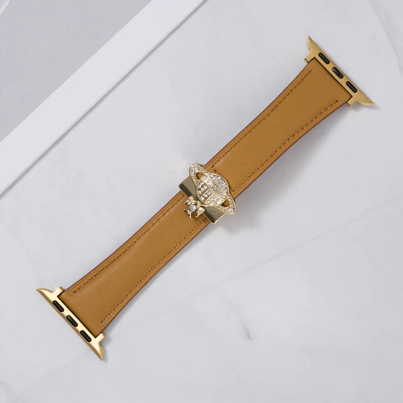 Saturn Magnetic Leather Strap