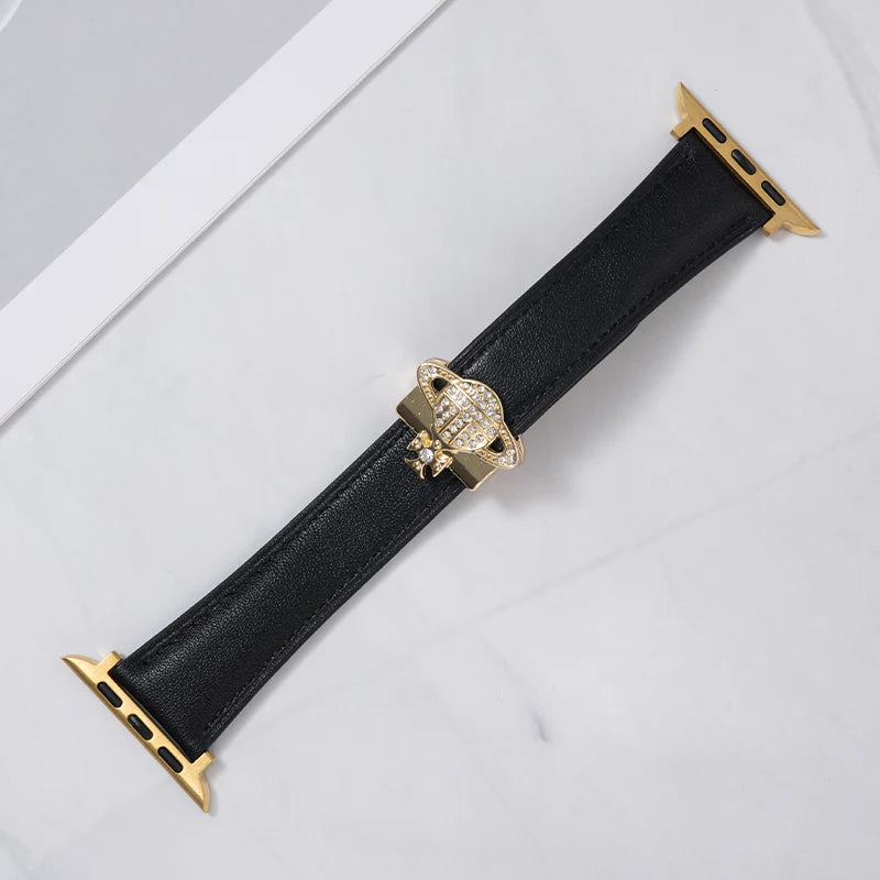 Saturn Magnetic Leather Strap