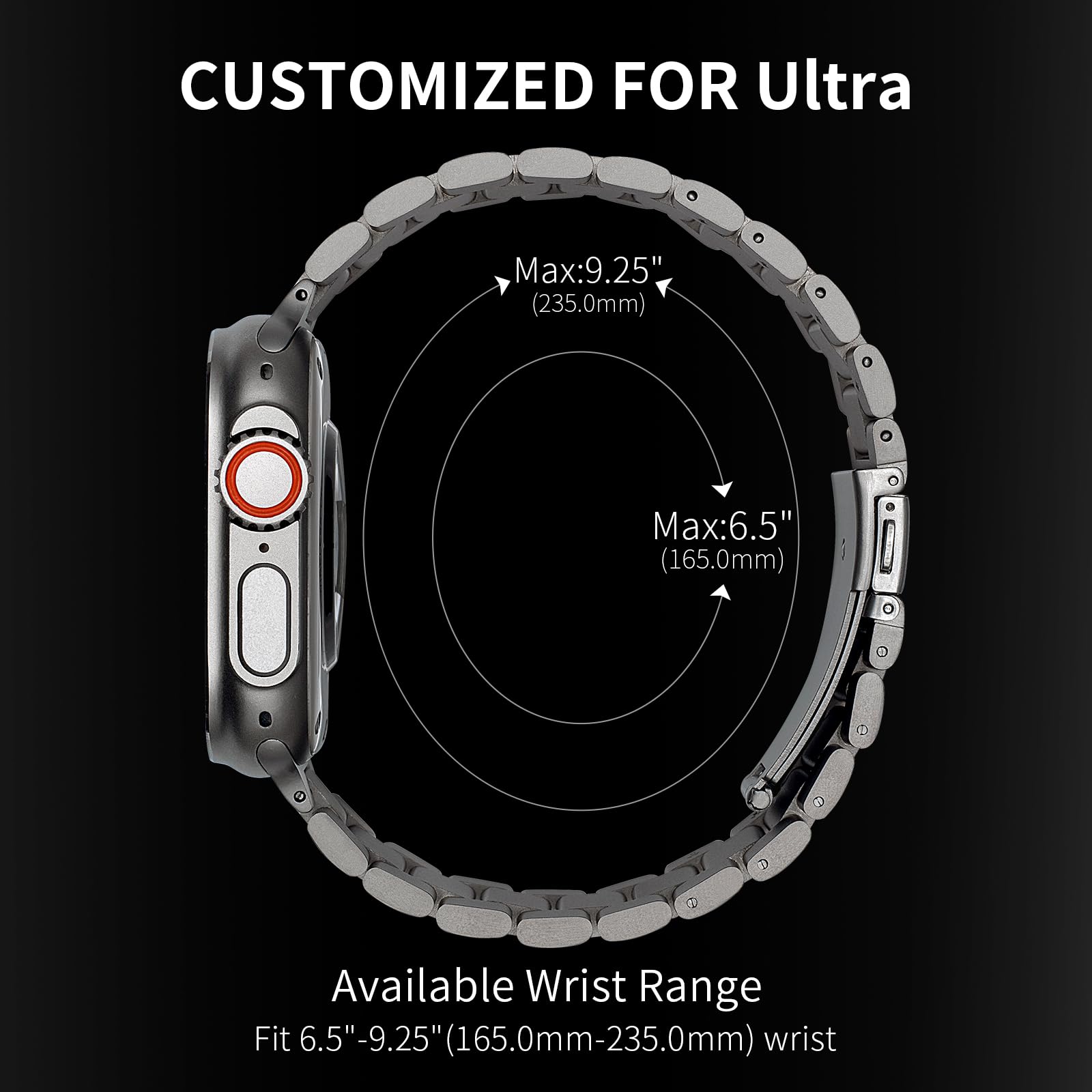 Business Titanium Watch Band