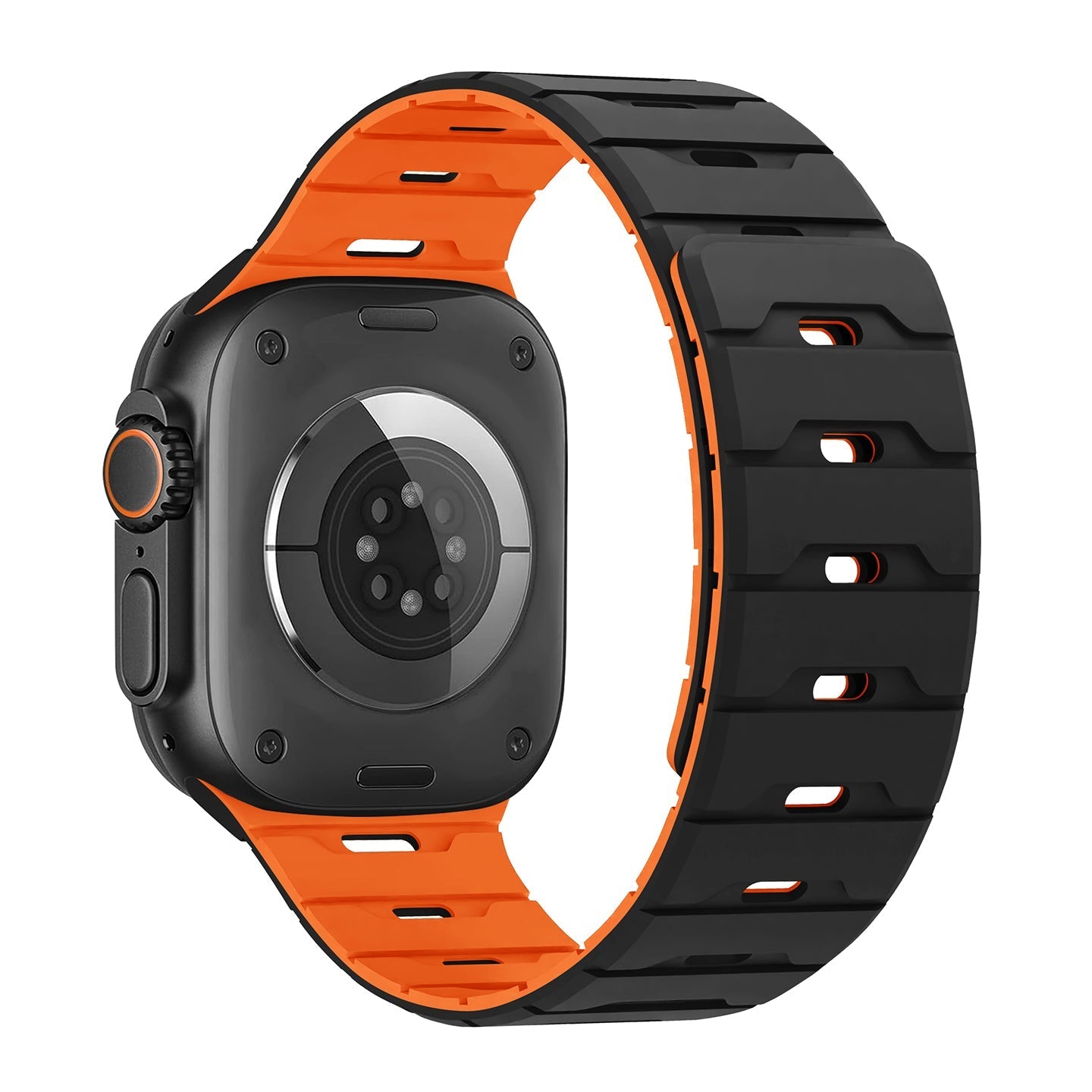 Breathable Magnetic Silicone Apple Watch Strap