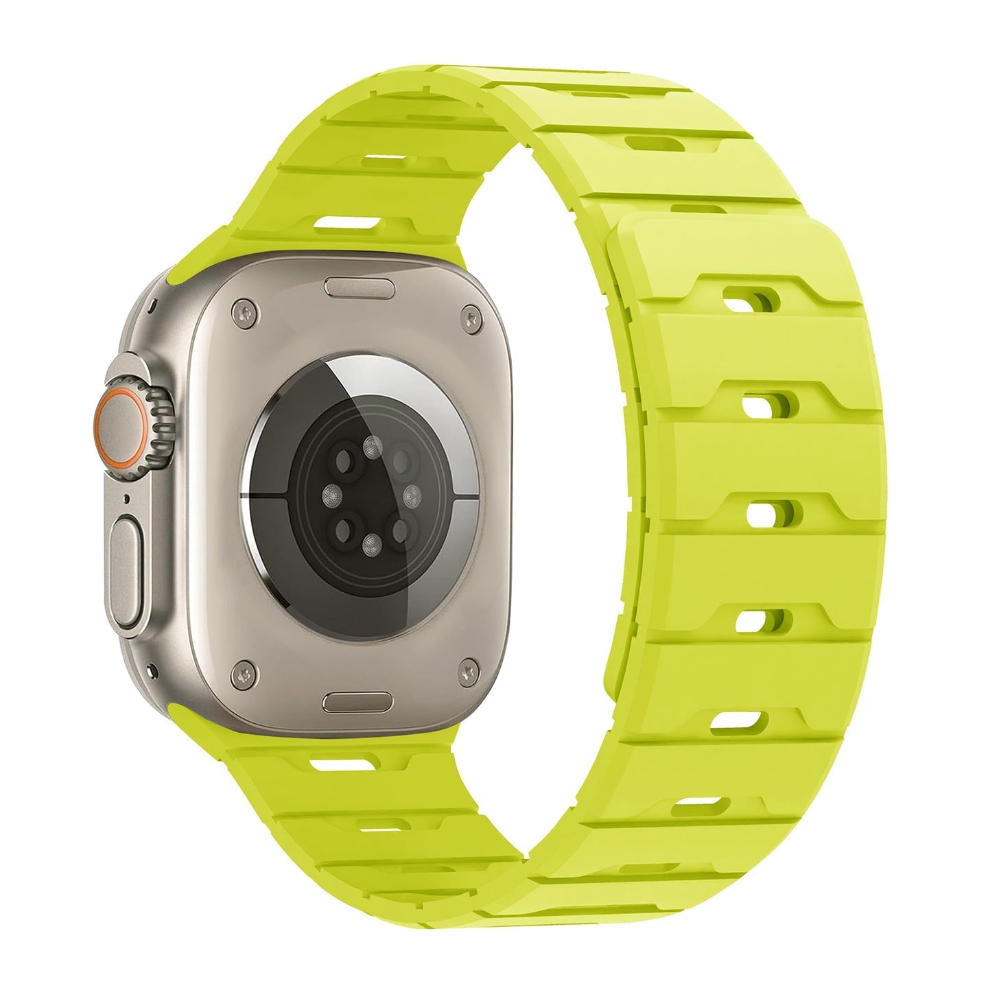 Breathable Magnetic Silicone Apple Watch Strap