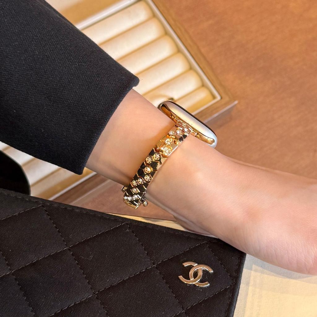 Honeycomb Pavé Crystal Link Bracelet