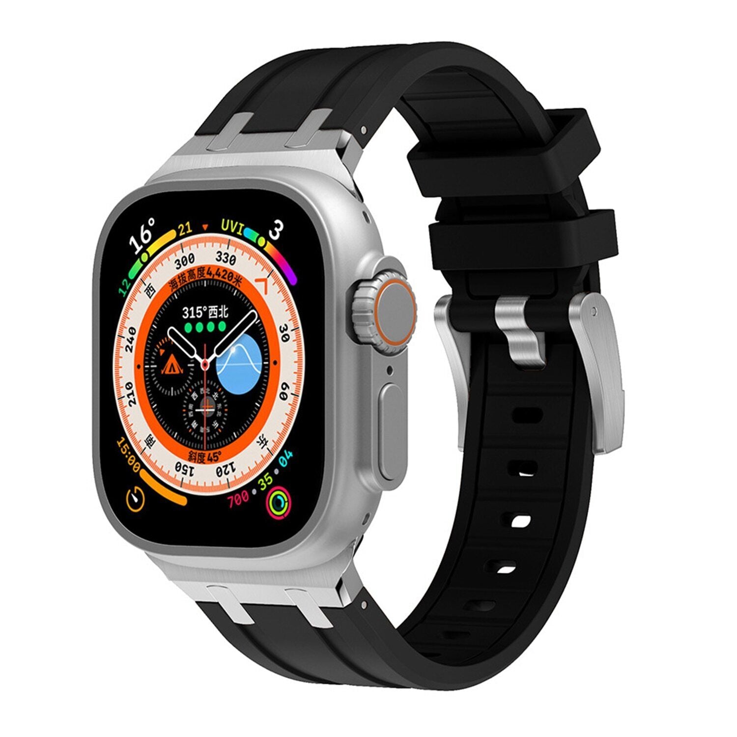 Luxury AP Mod Silicone Band For Apple Watch
