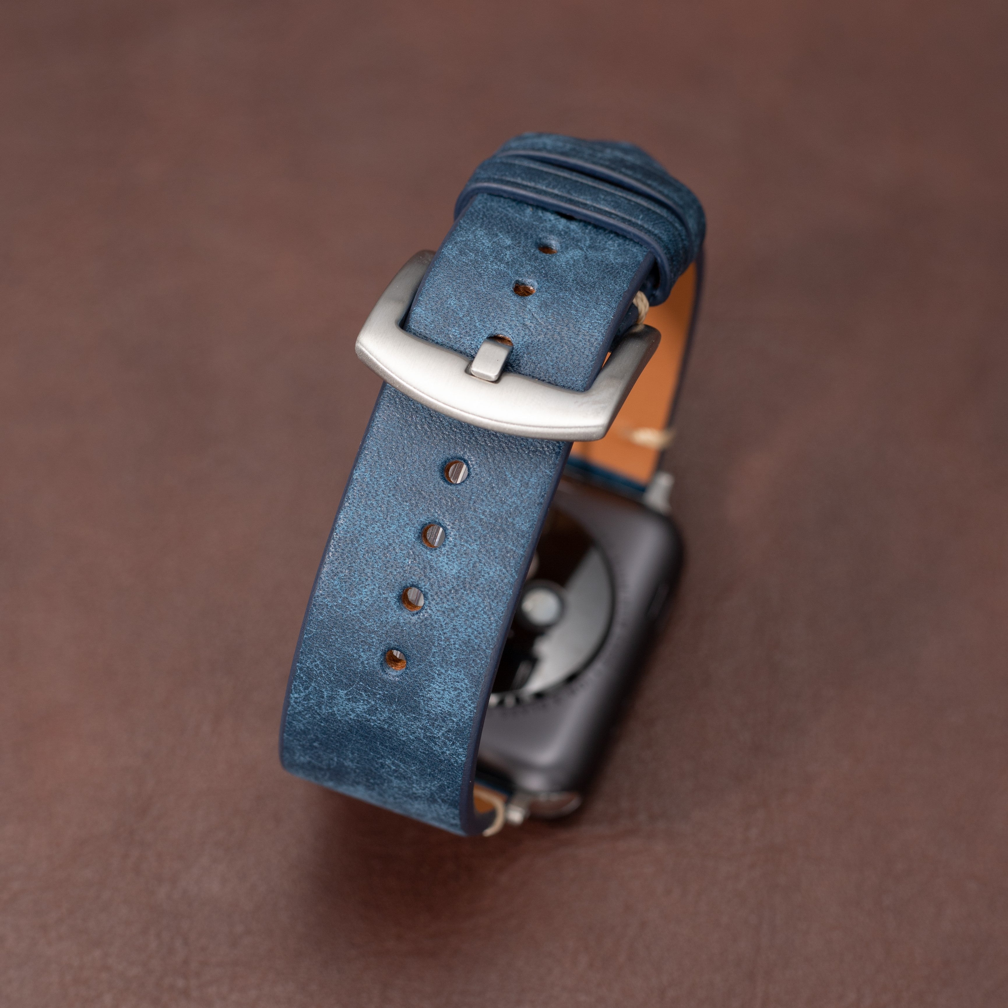 Modern Leather Band-Blue