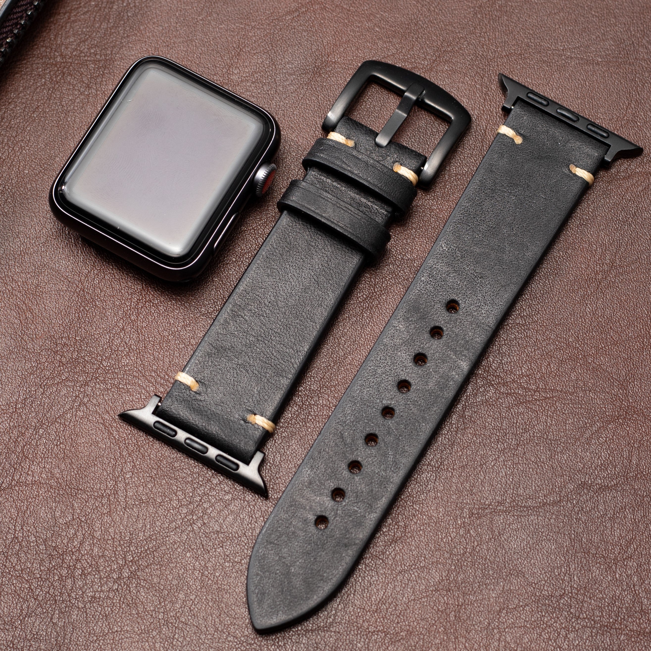 Modern Leather Band-Black