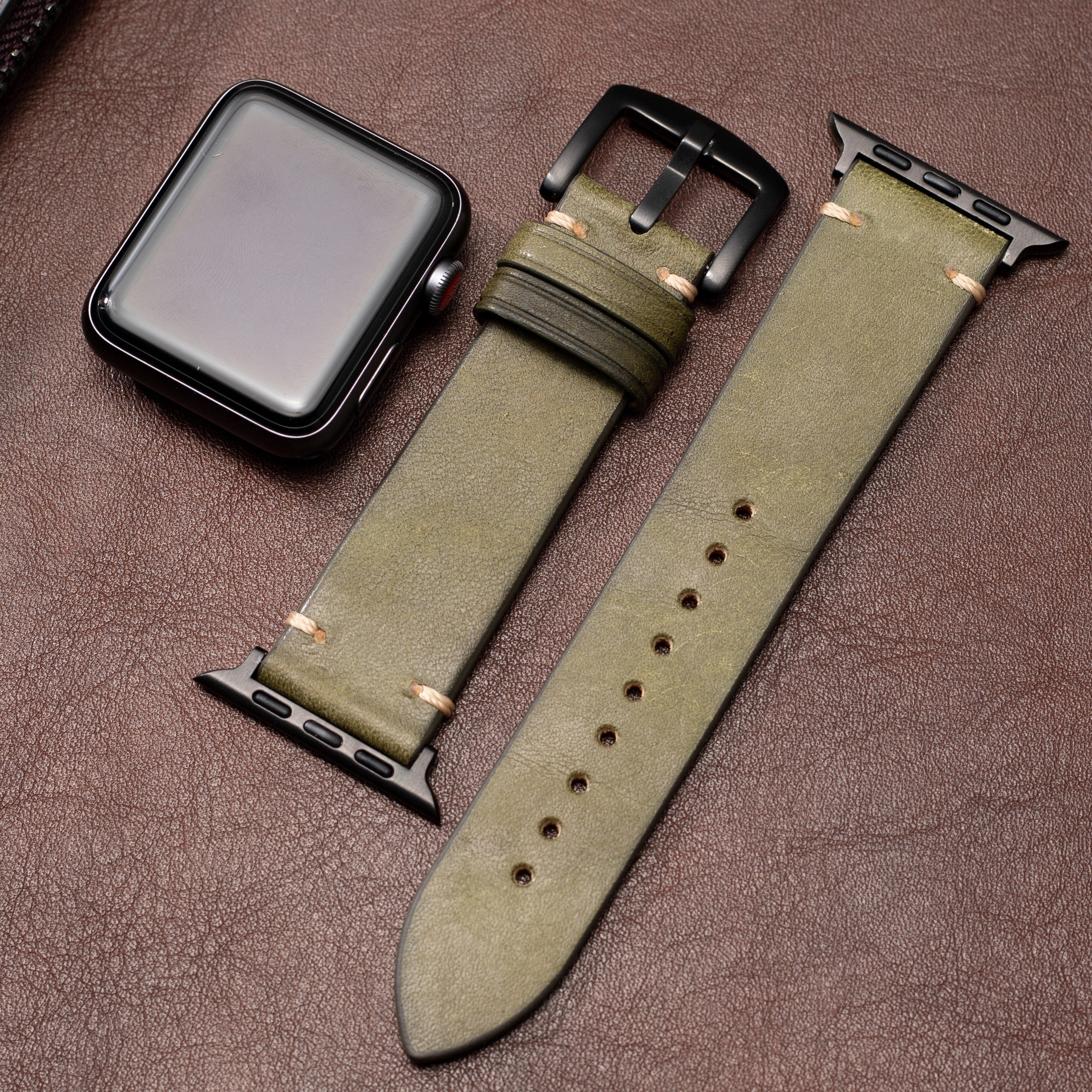 Modern Leather Band - Green