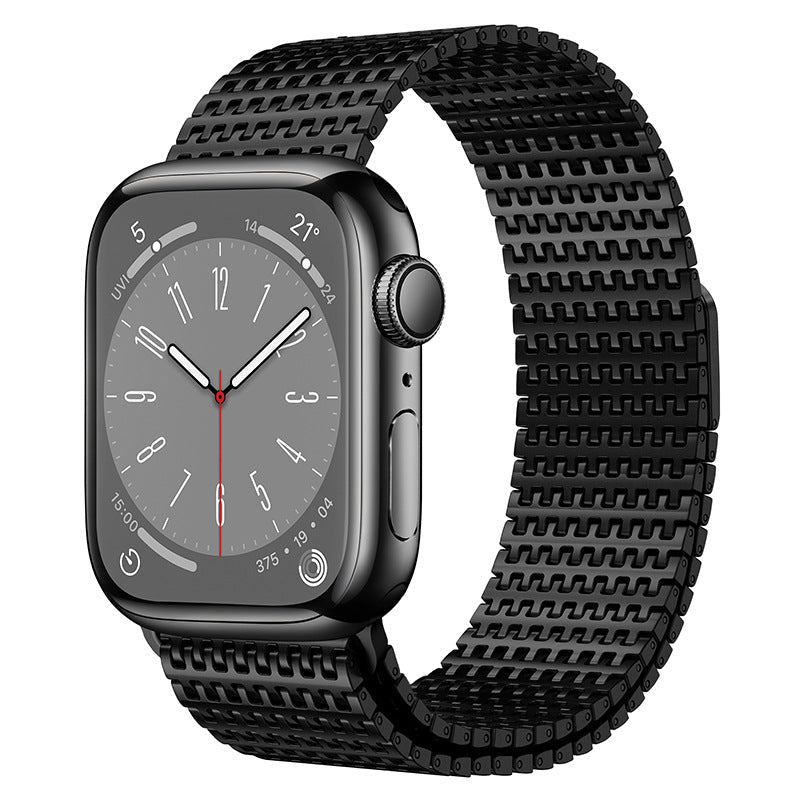 Designer Domino Stainless Steel Magnet Band For Apple Watch