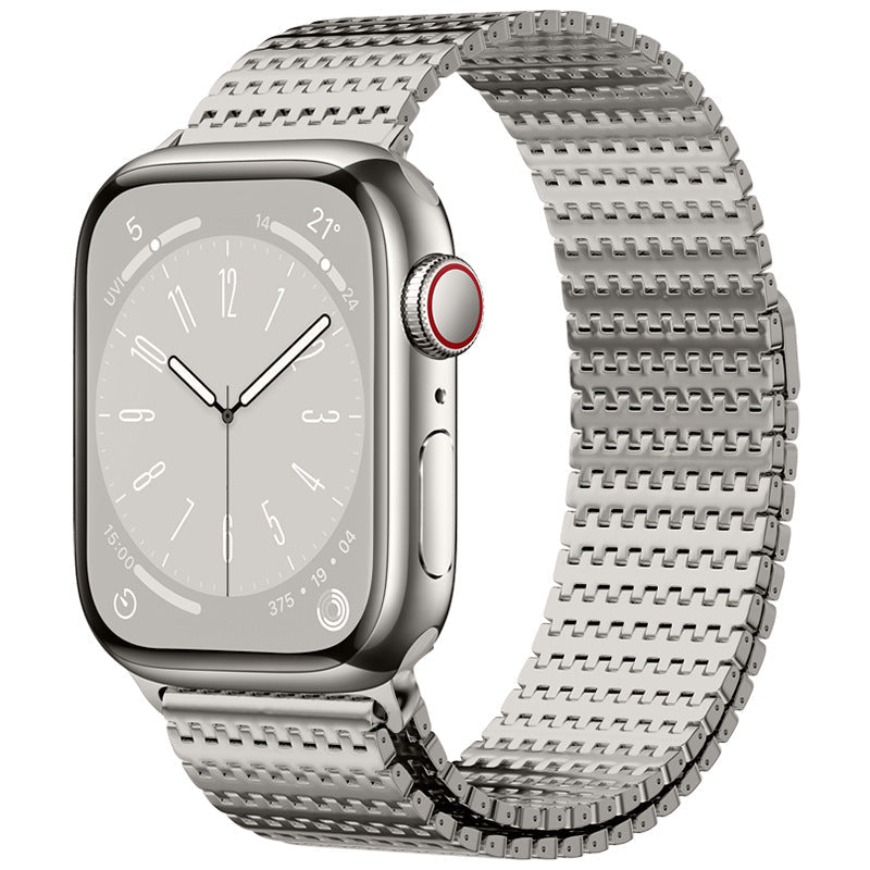 Designer Domino Stainless Steel Magnet Band For Apple Watch